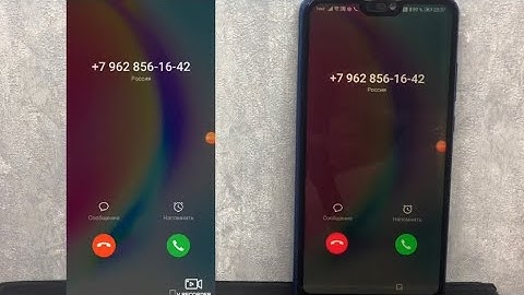 Incoming Regular Call VS Screen Recording Huawei P20 lite