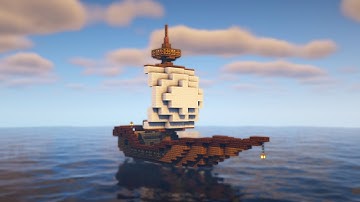 Minecraft | How to Build a Medieval Ship | Build Tutorial