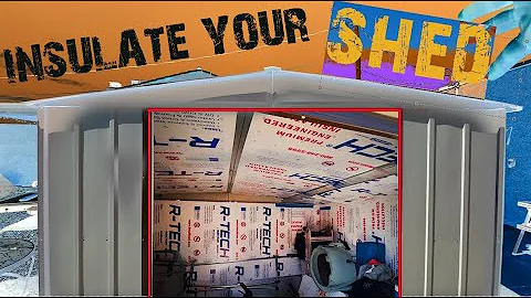 Insulating a metal Shed! | Home Improvement | Storage Ideas DIY