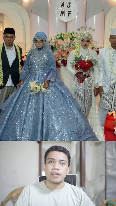 Pengantin pake baju berbeda agar tak tertukar