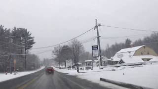 Morning commute with Snow