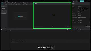 Main Interface of the CapCut Windows