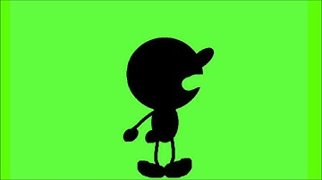 Mr Game and watch flossing to SSBM menu theme green screen (re-upload from different channel)