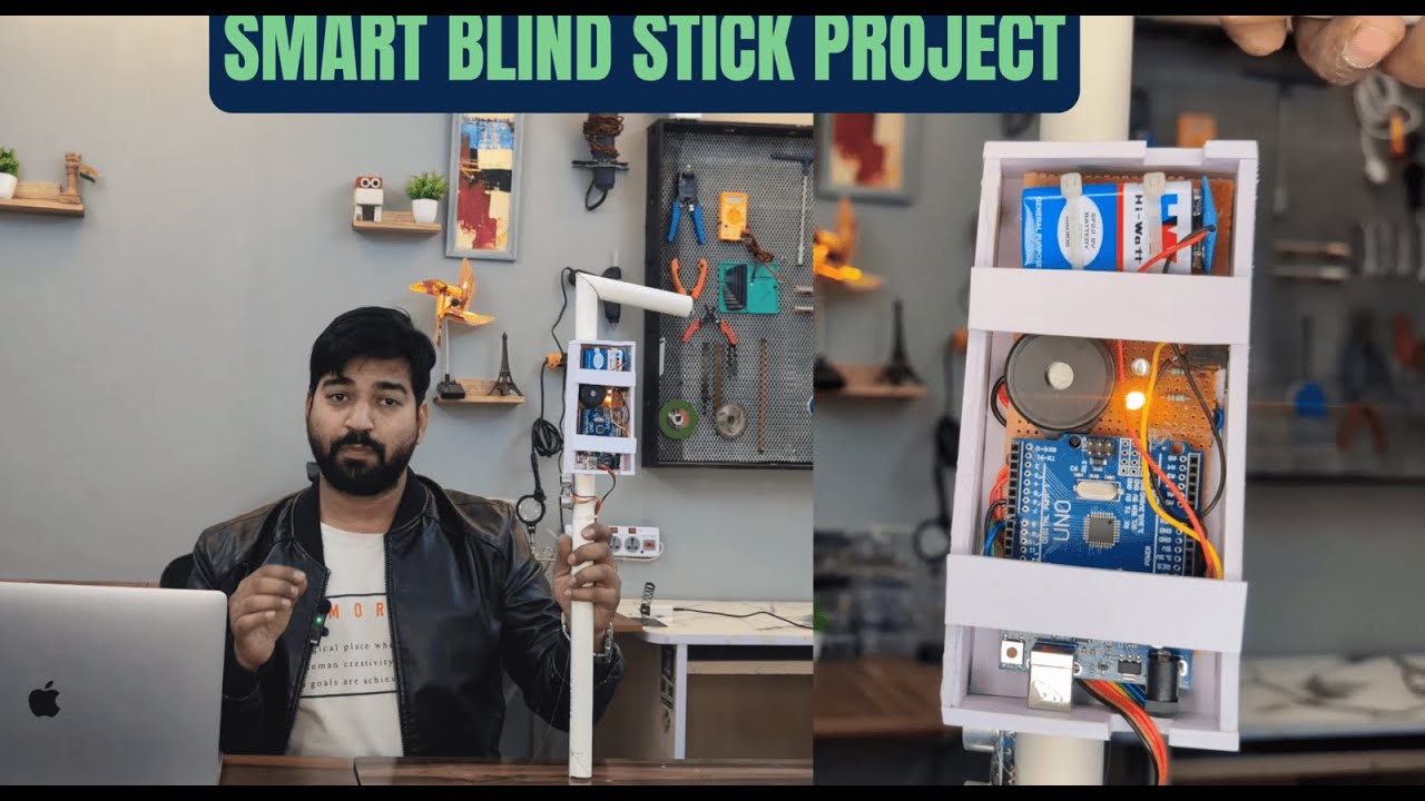 Smart Blind Stick Project | Inspire Award Project | Best Electronic ...
