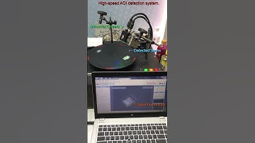 High speed AOI (Automated Optical Inspection) detection system. #HighSpeedAOI #MachineVision