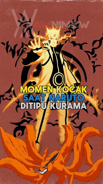 Momen Kocak Naruto Saat Ditipu Kurama #naruto #anime