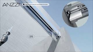 ANZZI - Shower Door Install Guide - SD AZ021 01&02 Models - YouTube