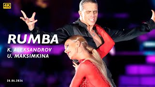 Rumba Kirill Alexandrov - Ulyana Maksimkina Professional Latin Kremlin Cup 2024 4K