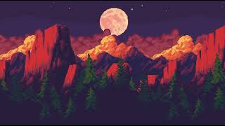 Mountain Dusk Pixel Art |  16-Bit Fantasy Environment | 80 RETRO POP AMBIENCE