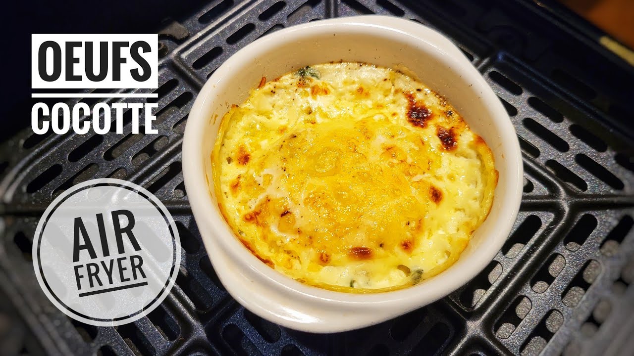 OEUFS COCOTTE à L'AIL DES OURS, AU AIR FRYER