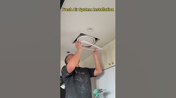 The secret to ventilation without opening the windows.#freshairsystem #freshairventilator 