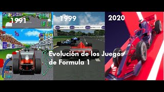 Evolución de los juegos de Formula 1  (1991-2020)