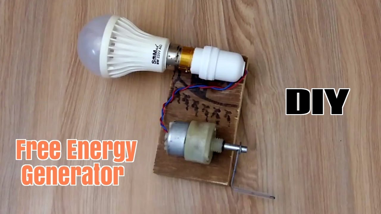 how to make a simple electric generator