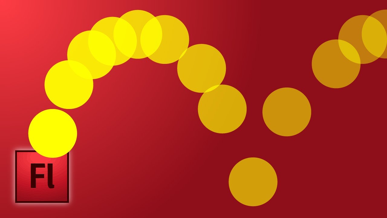 How To Animate A Bouncing Ball In Flash - YouTube