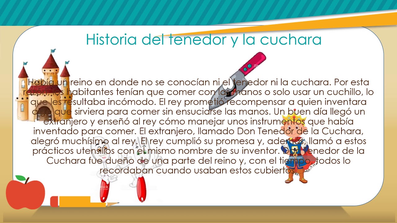 Historia del tenedor y la cuchara - YouTube