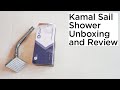 Kamal sail shower head with arm unboxing and review