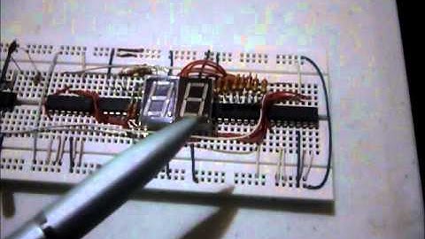 Contador Digital de 0 - 99 con Led de 7 Segmentos ánodo común