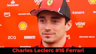 F1 2023 Canadian GP Charles Leclerc FP2 Interview