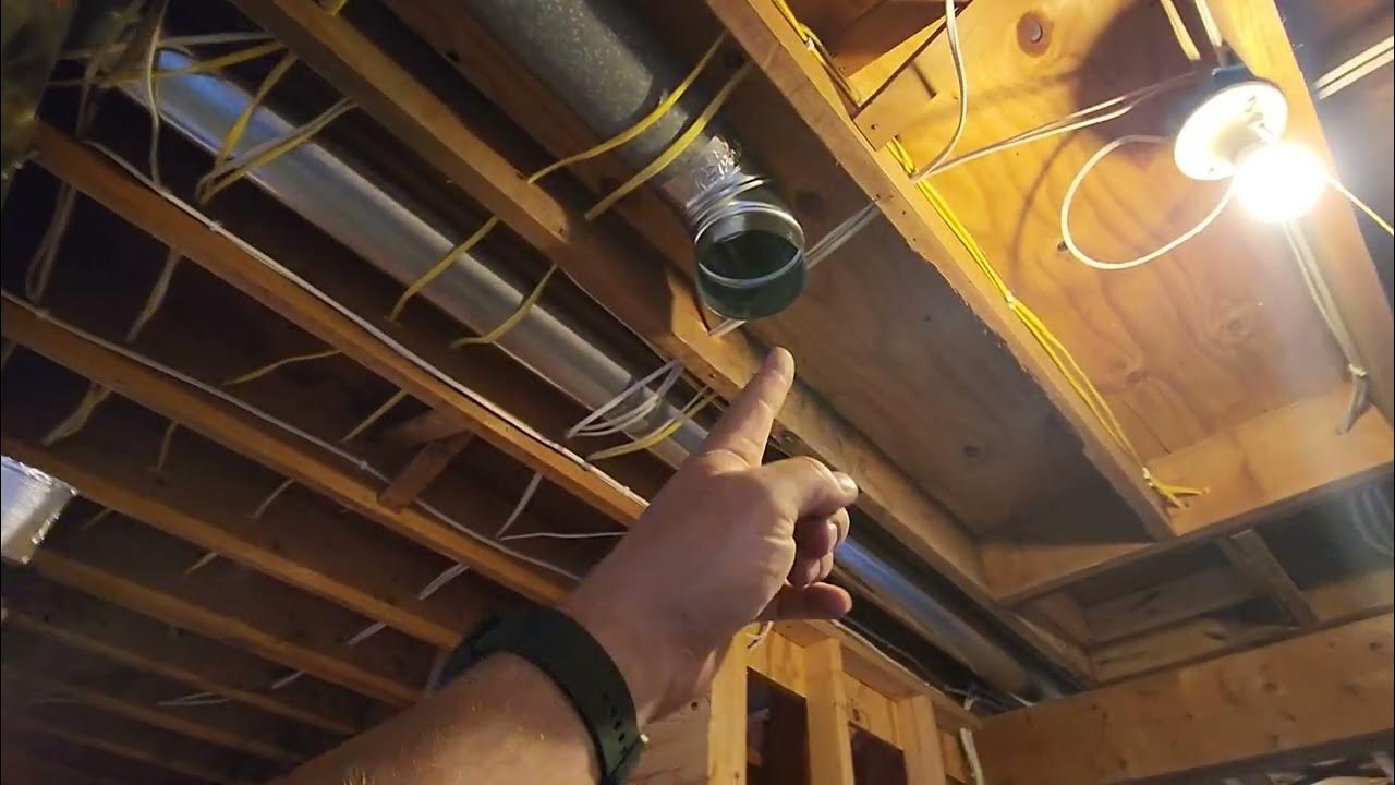 cold air return in basement. YouTube