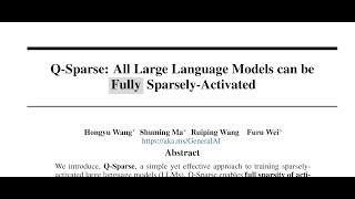 Q-Sparse: All Large Language Models can be Fully Sparsely-Activated