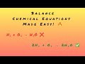 How to Write &amp; Balance Chemical Equations| Class 10 Chemistry| Step-by-Step Guide @secrets_of_study 