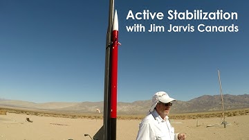Flight of an actively canard stabilized rocket (Paul Snow with Jim Jarvis canards)
