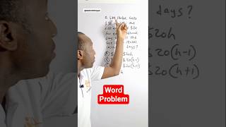 Solving Word Problem Involving Linear Relationships wordproblem maths word gpadlearnmaths stem