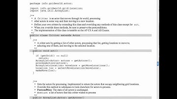 Java GridWorld Inheritance