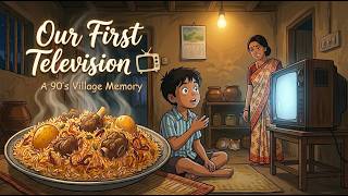যখন পুরো পরিবার বসে বিরিয়ানি খাচ্ছে আর টিভি দেখছে | আবেগের গল্প #90smemories screenshot 4