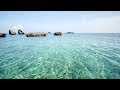 【世界で一番綺麗な海と波の音】宮古・神の島のさざなみ・パワースポット自然音【勉強 睡眠 作業 瞑想 ASMR】Beach Waves Sound Caliming miyakojima japan