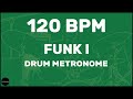 Funk | Drum Metronome Loop | 120 BPM