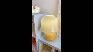 Playful Retro Charm | Crema Mushroom Table Lamp Showcase screenshot 5