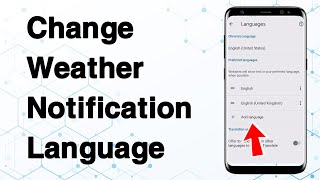 How to Google Weather Notification Language Change on Android screenshot 4