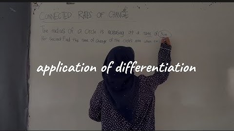DBM20023 : ENGINEERING MATHEMATICS 2 (application of differentiation)