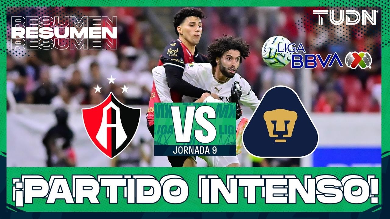 HIGHLIGHTS - Atlas vs Pumas | Liga MX - Jornada 9 Apertura 2026 | TUDN