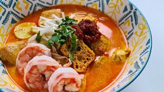 Laksa Nyonya  | Katong Laksa Recipe | Corebee's Kitchen