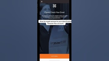HOW TO REACTIVATE AMAZON FLEX DRIVER ACCOUNT #amazonflex #amazondeliverydriver #deactivate