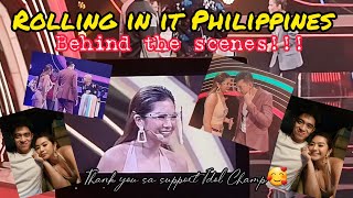 Nicole De Los Reyes Rolling In It Ph Behind The Scenes - Thank You Sa Support Champ