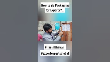 How to do Packaging for Export??.. Live Training on Export Packaging. by Harsh Dhawan. #export