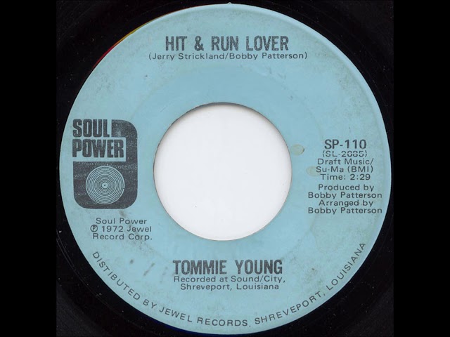 Tommie Young HIT & RUN LOVER • レアグルーブ TOMMIE YOUNG HIT & RUN LOVER - YouTube