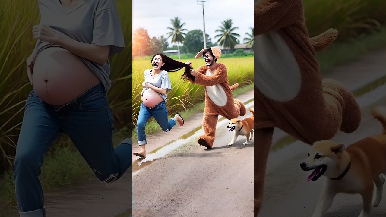 🐶 Evolution of Dog : enjoying the day in rice field ✅️ 