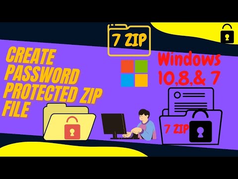 Create a Password-protected ZIP File in Windows 7, 8, or 10 ||2022||