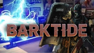 Arbitrator Hasanius Shock Mauls His Cyber-Mastiff A Warhammer 40K Darktide Story