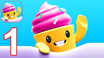 Cupcake Crew: Yum Run - Gameplay Part 1 All Levels Time Freeze (Android, iOS)