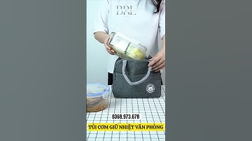Túi đựng cơm giữ nhiệt văn phòng, túi cơm văn phòng | Kiên BRL #tuicomvanphong #túi_cơm_văn_phòng