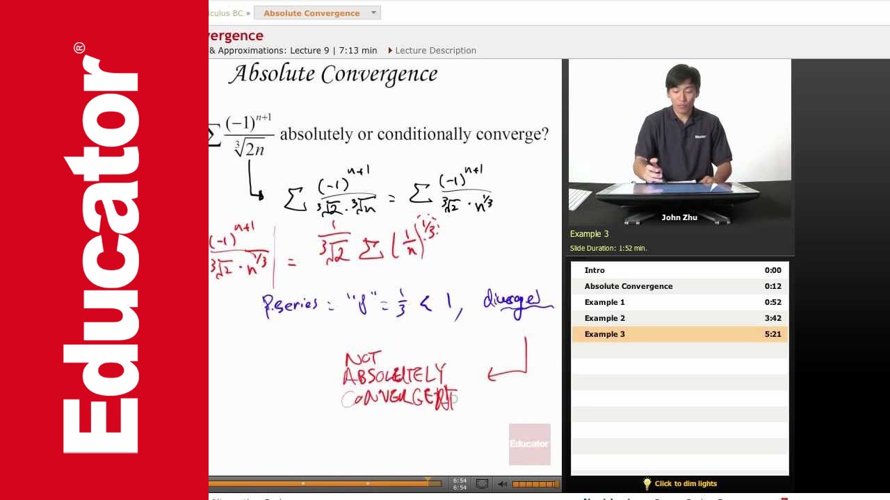 AP Calculus BC Absolute Convergence YouTube