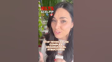 🚨CELPIP Speaking Tip 🗣️ - 🛑 stop worrying about grammar #proftips #movetocanada