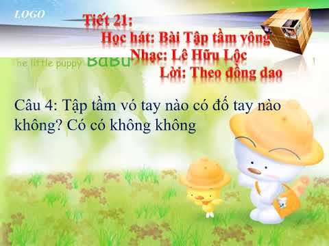 Ngày 09/04/2020 môn Âm nhạc Tập tầm vong