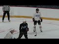 Nathan ribau at the niagara icedogs training camp