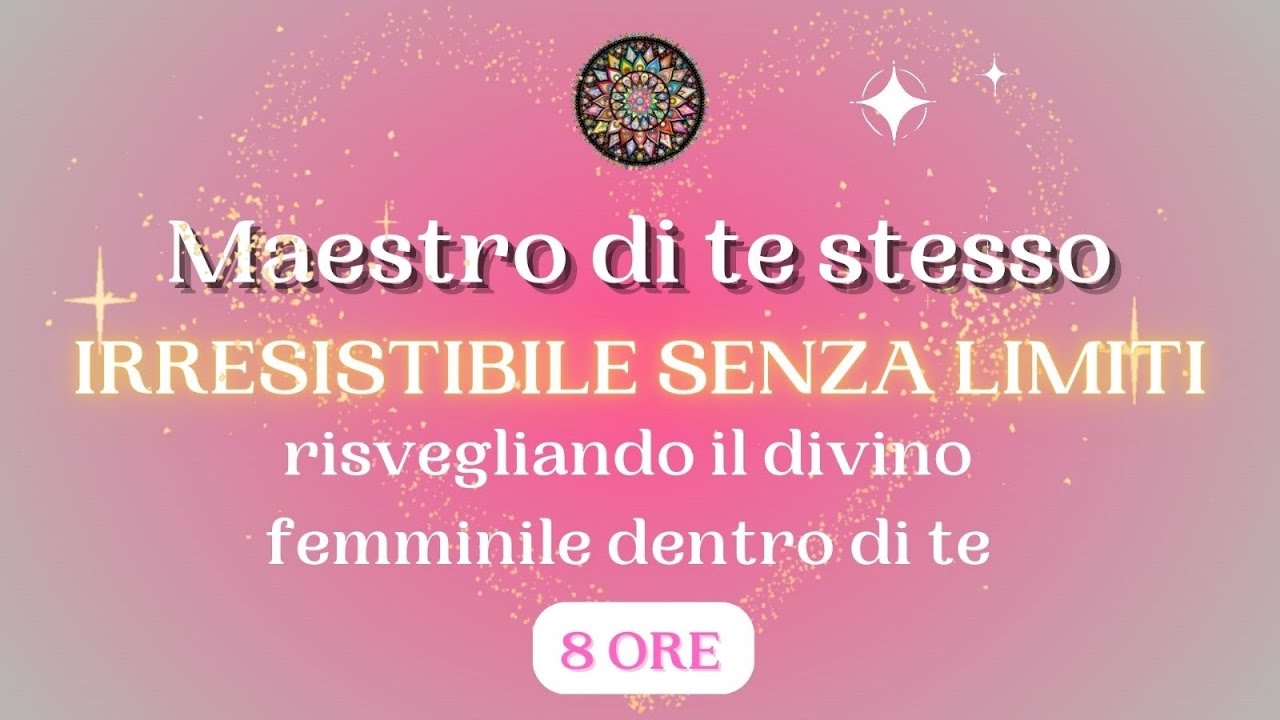 IRRESISTIBILE COME UNA DEA con questa riprogrammazione notturna (8h).